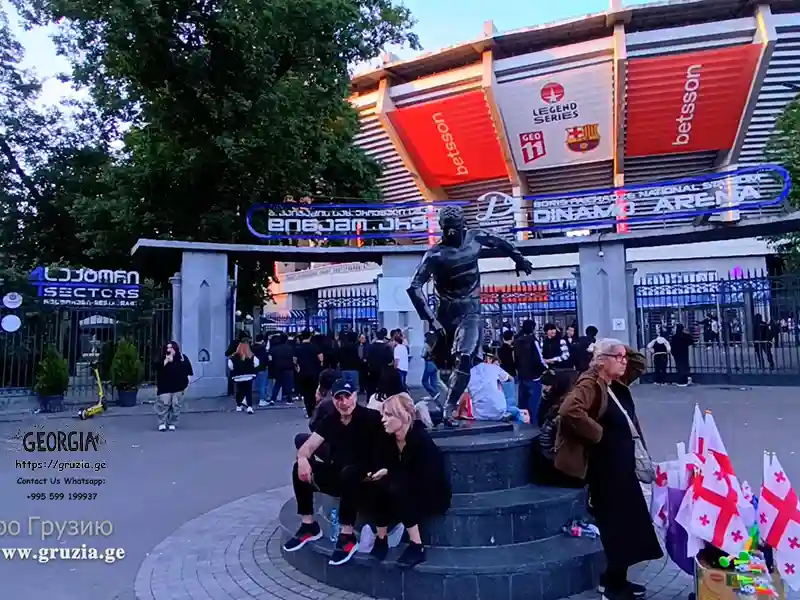 Легенды мирового футбола в Тбилиси